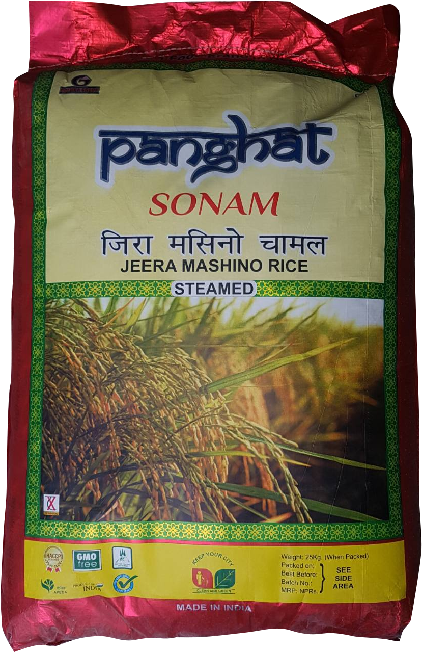 Panghat Jeera Masino rice 25kg